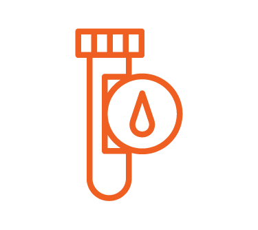Blood collection tube icon, Blood tests, BEconneCTD-ILD Study, interstitial lung disease
