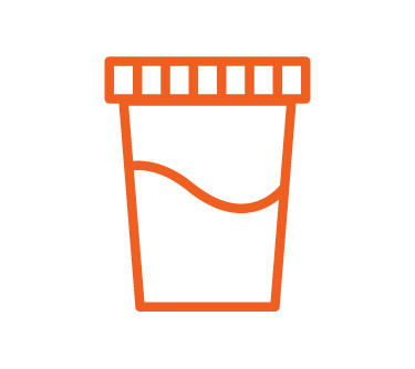 Urine collection cup icon, Urine test, BEconneCTD-ILD Study, interstitial lung disease, connective tissue disease
