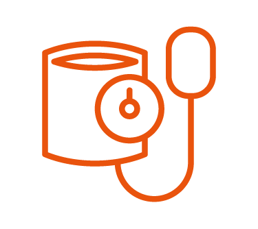 Blood pressure cuff icon, Vital signs, BEconneCTD-ILD Study, interstitial lung disease, connective tissue disease